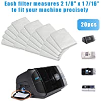 starter 20PCS Filtros CPAP para Airsense Resmed ， Filtros De Repuesto Universales Desechables De Primera Calidad Filtros…
